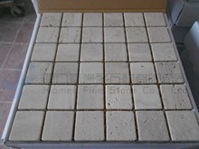 White Limestone tumbled mosaic