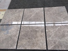 Silver grey marble tiles