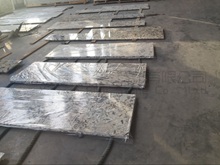 Blue ice countertop