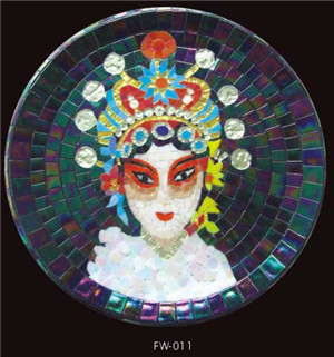 glass mosaic--Cut picture series
