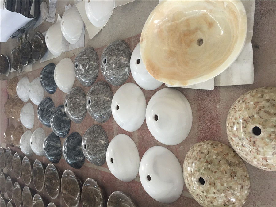 Round Sinks-New Zealand Villa project